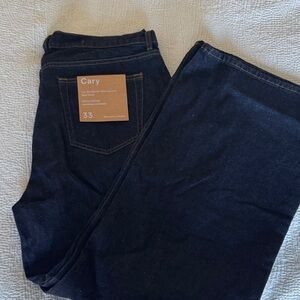 Reformation Carry Low Rise Slouchy Wide Leg Jeans - Ondine